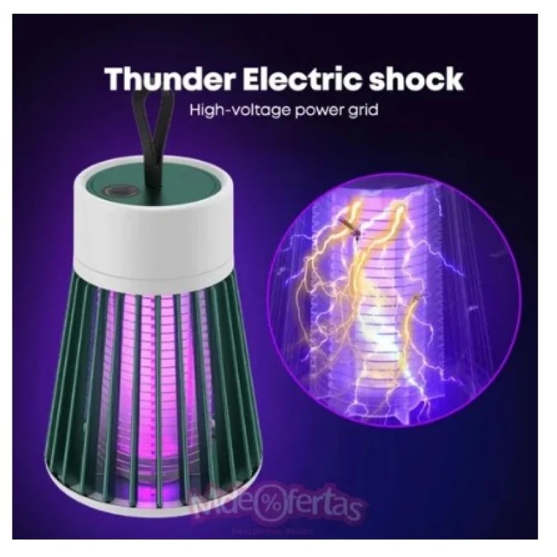 Miniatura 9 de Lampara Matamoscos Usb Repelente De Mosq